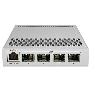 commutatore MikroTik CRS305-1G-4S+IN della gestione della rete di 10W 10Gb 800MHz
