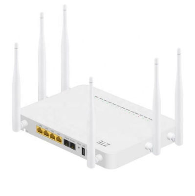 Porto di rete a due bande di WIFI quattro del router di ZTE ZXHN F680 GPON Ontario ONU