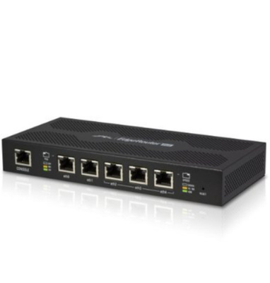Router metallico pluri-servizi 24V 48V del router a fibra ottica a due bande di PoE di gigabit ERPOE-5