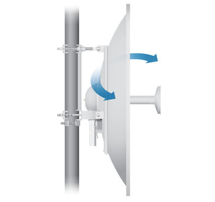 ponte polarizzato doppio UBNT RD-5G30-LW dell'antenna parabolica di 30dBi 5GHz