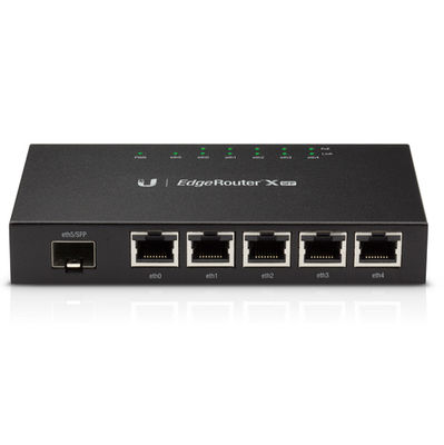 5 router metallico gigabit UBNT ER-X-SFP di SFP 880MHz 20W POE del porto