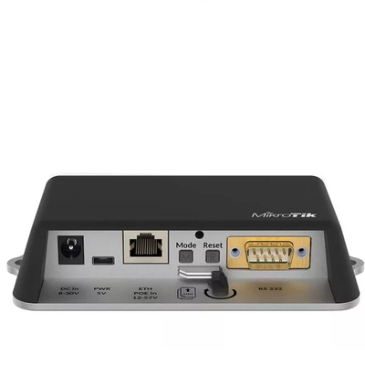 controllo di fibra ottica di OS del router 9W MikroTik LtAP RB912R-2nD-LTm R11e4G di 650MHz Wifi